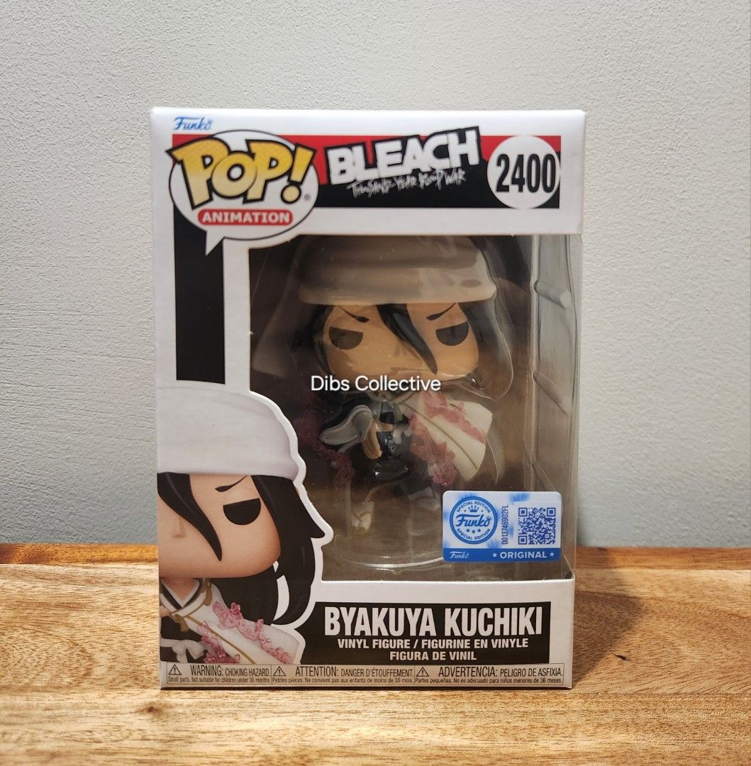 BLEACH | Byakuya Kuchiki Funko Pop (Category: Figurines & Statues) located in Quezon City. Submitted by dibs.collective (Listing ID 1467741568, Image 1). Description: ⚡️ FOR SALE ⚡️ 📦 Box Condition: 8.5 and above (unless stated otherwise) 📸 Actual photos | What you see is what you get 🛡️ Protector included (may show minor wear) | Brand-new protector available for an additional fee 💰 Payment: Online transfer 📍 Location: Marikina | San Juan 🚚