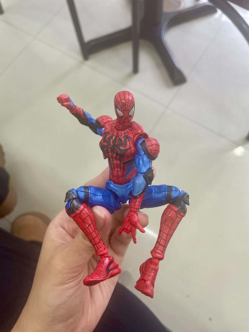 Blokees Marvel Rivals Spider-Man Action Figure (Category: Figurines & Statues) located in Baguio. Submitted by shawncruz051966 (Listing ID 1467761542, Image 3). Description: - Authentic Blokees Marvel Rivals Spider-Man action figure - Highly poseable with fully articulated joints for dynamic displays - Features a detailed blue and red suit with a textured chest emblem - Clean condition, adult-owned from a collection - Comes with original colourfu