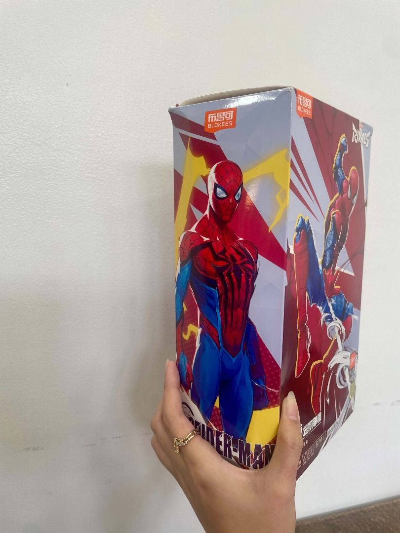 Blokees Marvel Rivals Spider-Man Action Figure (Category: Figurines & Statues) located in Baguio. Submitted by shawncruz051966 (Listing ID 1467761542, Image 2). Description: - Authentic Blokees Marvel Rivals Spider-Man action figure - Highly poseable with fully articulated joints for dynamic displays - Features a detailed blue and red suit with a textured chest emblem - Clean condition, adult-owned from a collection - Comes with original colourfu