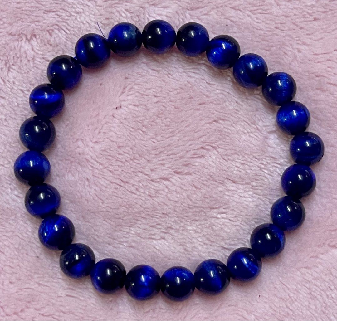 Blue Tiger Eye Bracelet 8mm (Category: Bracelets) located in Manila. Submitted by Crystal_Oracle (Listing ID 1467649895, Image 2). Description: A stone of protection, Tiger Eye may also bring good luck to the wearer. It has the power to focus the mind, promoting mental clarity, assisting us to resolve problems objectively and unclouded by emotions. Particularly useful for healing psychosomatic illnesses, dispelling fear and anxiety. Useful for re