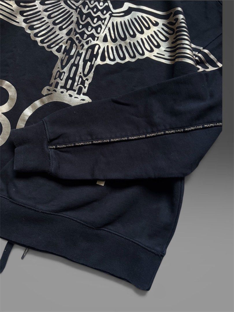 Boy London Gold Eagle Lace-up Sweatshirt (Category: Coats, Jackets and Outerwear) located in Baguio. Submitted by zojythriftph (Listing ID 1467744562, Image 3). Description: Boy London Gold Eagle Lace-up Sweatshirt 📏 L26 W21 | Large ✨ Excellent condition — like new! 📍 Loc: Baguio City 📦 Nationwide shipping via J&T Express ♻️ Thrifted/preloved items — manage expectations. 📌 Disclaimer: For reselling purposes only. All branded items are thrifte