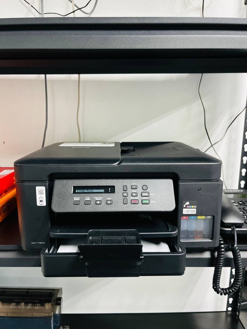 Brother DCP-T730DW Ink Tank Printer (Category: Printers, Scanners & Copiers) located in Manila. Submitted by cristina1826 (Listing ID 1467672432, Image 1). Description: - Model: Brother Brother DCP-T730DW Ink Tank Printer - Print speed up to 16 ipm black / 15.5 ipm color Auto 2-sided (duplex) printing - 20-sheet auto document feeder (ADF) for multi-page scans/copies - WiFi, Wi-Fi Direct, AirPrint, Mopria, Brother Mobile Connect app, USB 2.0 150-s