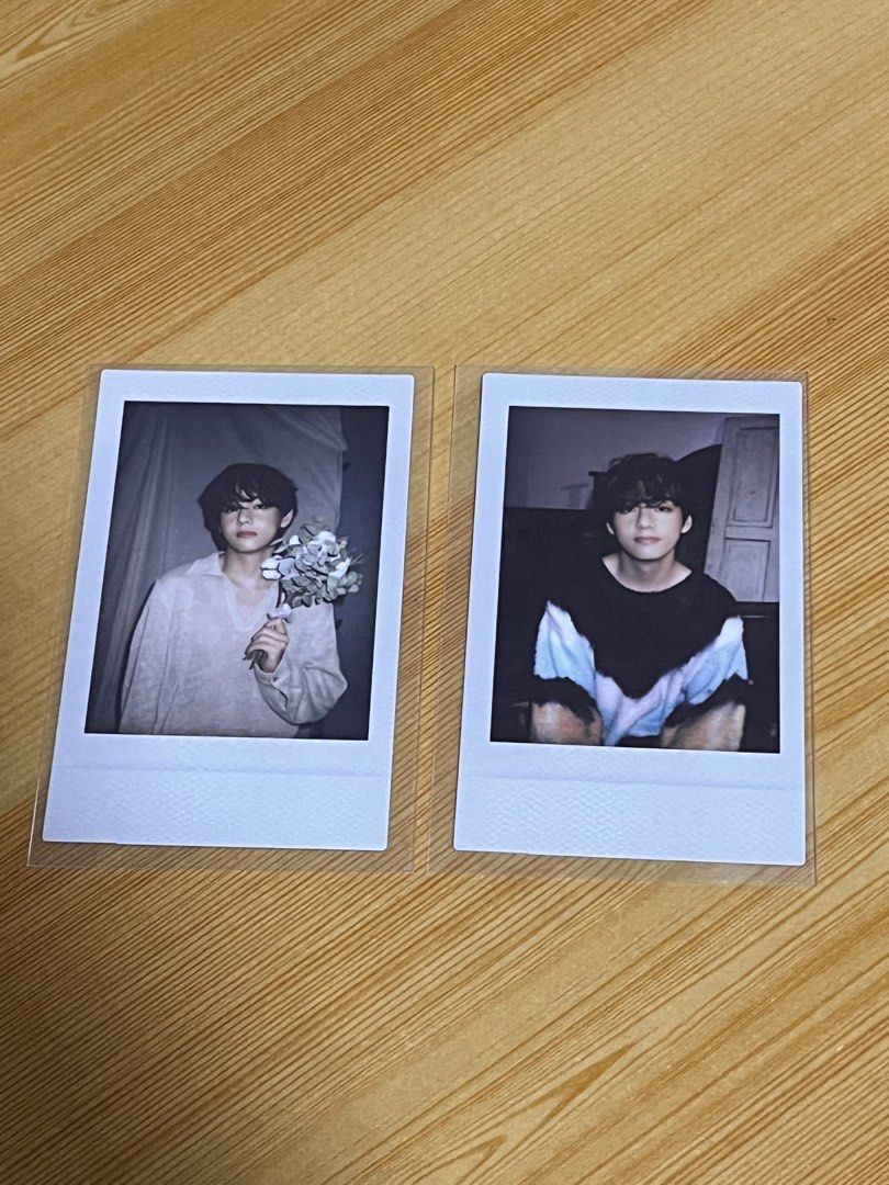 BTS V TAEHYUNG DECO KIT POLAROID PC SET (Category: K-Wave Merchandise) located in Mandaluyong City. Submitted by bluevinyl (Listing ID 1467646310, Image 1). Description: - good condi but x sensi - prio payo (can lower) / if dop: 3 days - no rush shipping mop: gcash / gotyme / ub mod: j&t / sdd loc: mandaluyong.