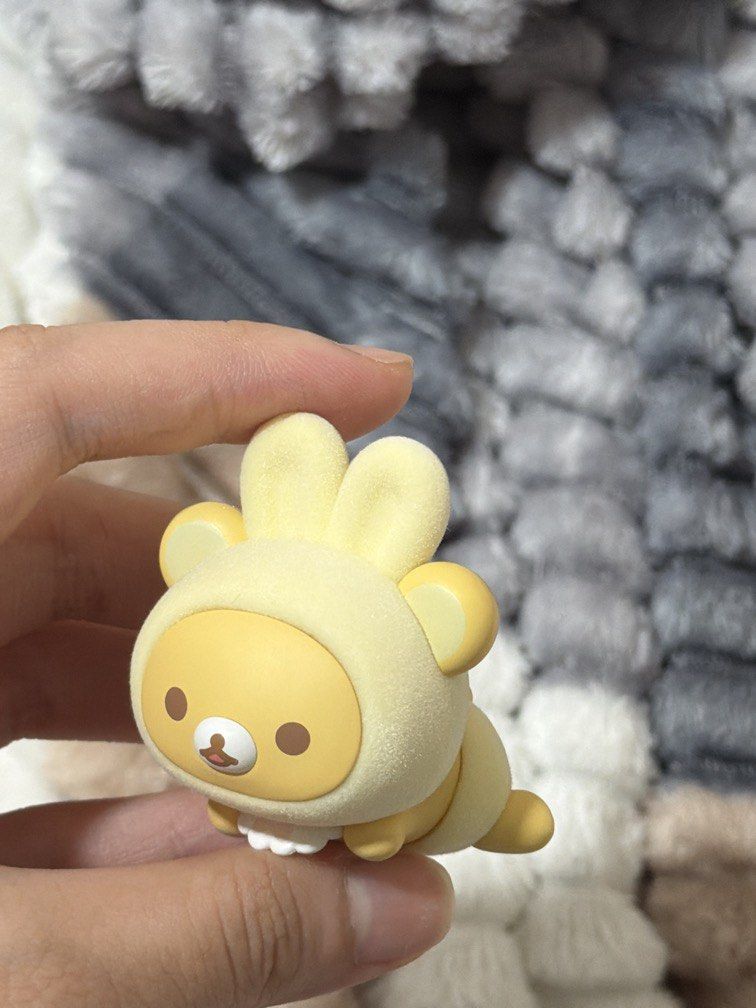 Bundle Rilakkuma Miniature Figurine Flock Fuzzy (Category: Kids Toys) located in Binan City. Submitted by ninahiraeth (Listing ID 1467617291, Image 3). Description: super cute! these are my dupes lang:) flock fuzzy texture :) i ship via J&T and include freebies !! 💓.