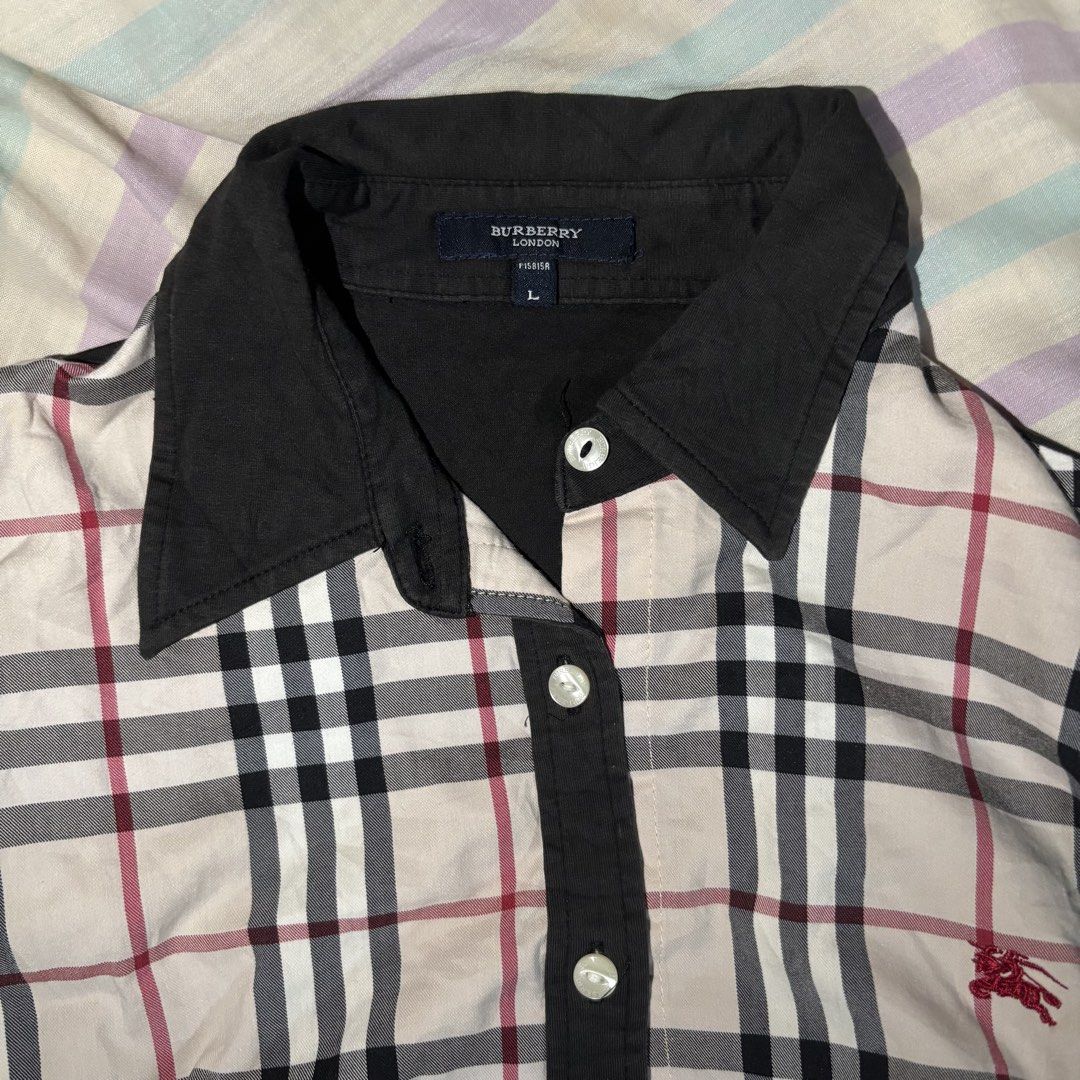Burberry Polo Shirt (Category: Tshirts & Polo Shirts ) located in Cebu City. Submitted by wearitgirl (Listing ID 1467655596, Image 2). Description: s-m women ! no issue, like new.