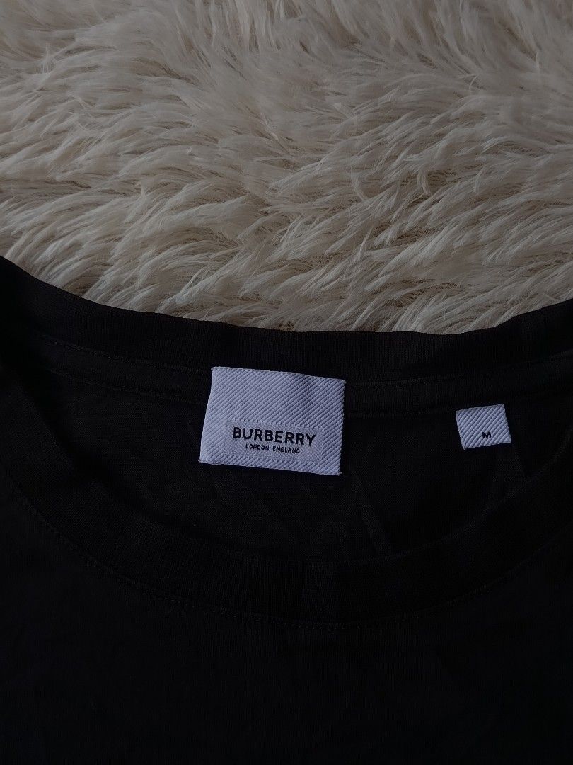Burberry TB Logo (Category: Tshirts & Polo Shirts ) located in Davao. Submitted by VFinds414 (Listing ID 1467660840, Image 3). Description: Burberry TB Logo Medium on tag best fit Small 18.5 Width / 26 Length Excellent Condition 549 add ship.