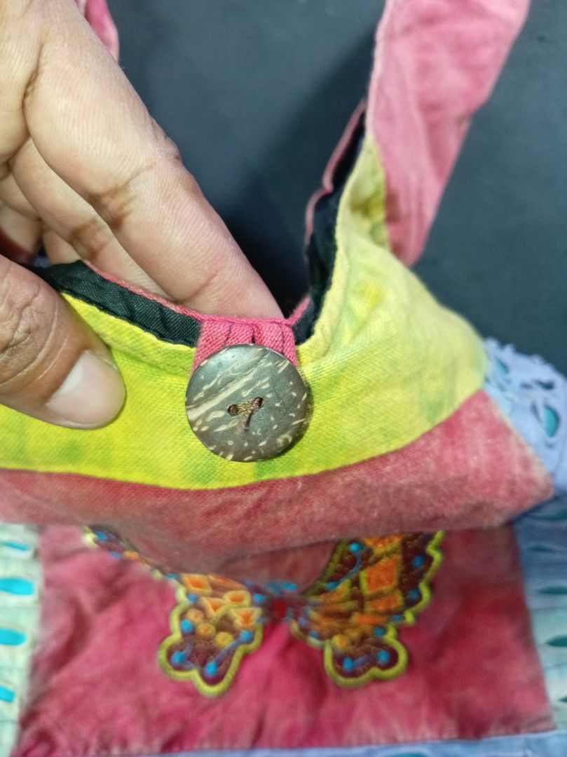 Boho bag Butterfly (Category: Cross-body Bags) located in Legazpi City. Submitted by thrifttoflipp (Listing ID 1467656249, Image 3). Description: +sf MOP via gcash Payment first policy Jnt.