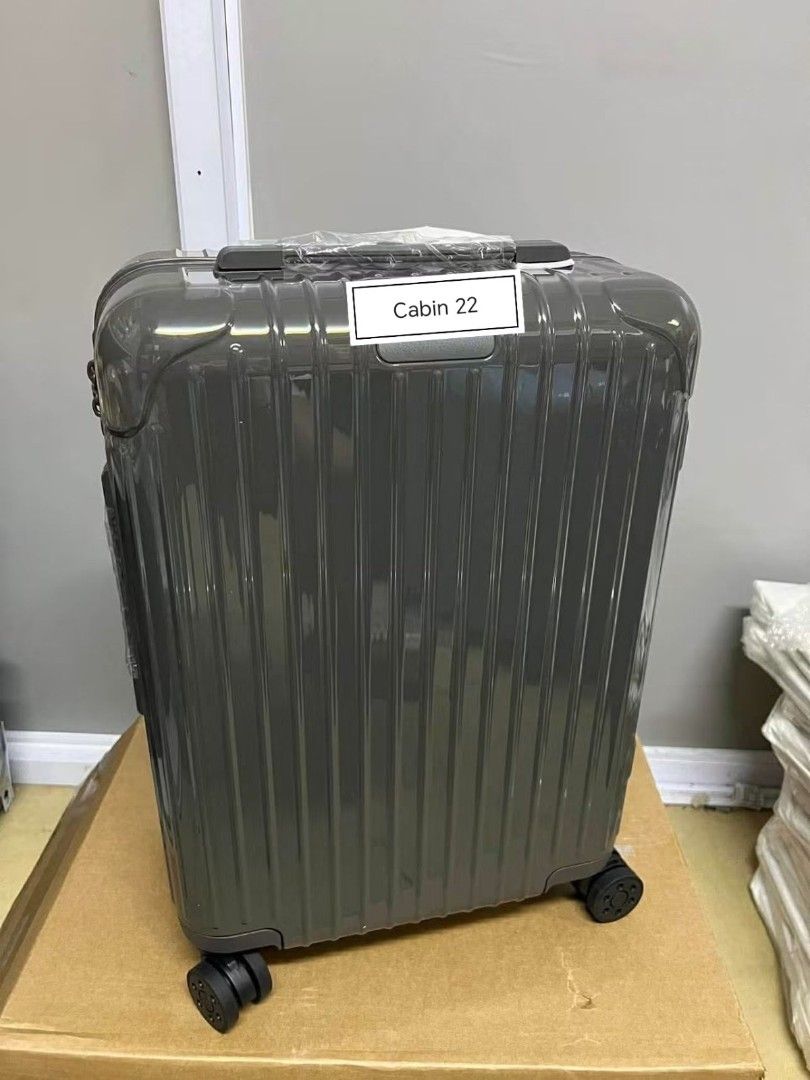 Cabin 22 Luggage Set (Category: Luggage) located in Manila. Submitted by dh3nz1 (Listing ID 1467705396, Image 3). Description: -Cabin 22 suitcases (Pink, White, and Dark Grey) - Iconic hardshell ribbed design with smooth multi-wheel rolling system - Protective plastic wrapping still attached on handles - Ultimate travel luggage set with multiple color options.
