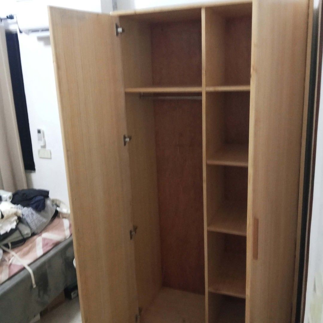 CABINET 2 DOORS (Category: Shelves, Cabinets & Racks) located in General Trias. Submitted by jameswoodlike (Listing ID 1467621519, Image 3). Description: length 39in width 20in height 78in 15k natural varnish finish made of 3/4 plyboard with walnut or mahogany stain finish with black stain finish add 1000 With white paint finish add 1500 installation and delivery not yet quoted depends on location nio po Direct manufacturer in Imus cavite 09 zero