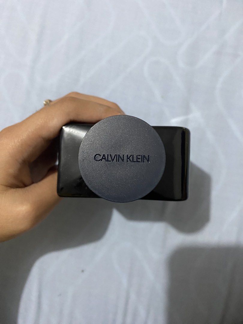 Calvin Klein Defy Eau de Parfum (Category: Fragrance & Deodorants) located in Marikina City. Submitted by calixster (Listing ID 1467754249, Image 2). Description: - Authentic Calvin Klein Defy fragrance bottle - Sleek dark blue to black gradient glass design with heavy bottom - Matching textured cap with embossed CK branding - Versatile and great-tasting everyday masculine scent - STILL NEGOTIABLE, DM ME! .