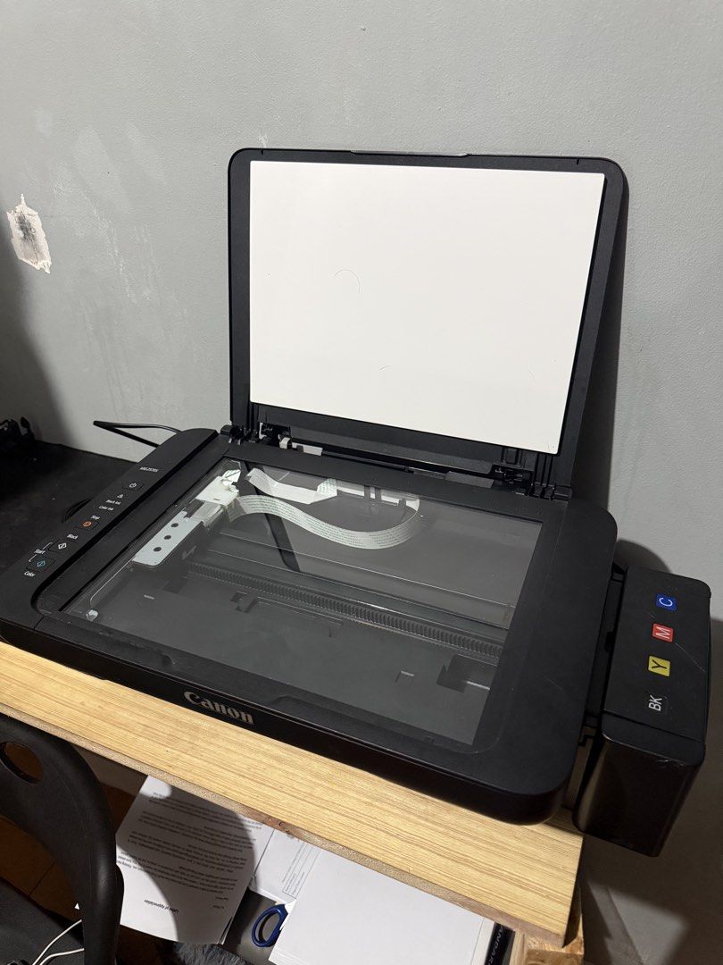 Canon PIXMA MG2500series 3in1 with continuous ink modification (Category: Printers, Scanners & Copiers) located in Manila. Submitted by fitibles (Listing ID 1467813220, Image 2). Description: - Model: Canon PIXMA MG2570S All-in-One Printer & Scanner Details - With scanner - All working! - Converted into continuos ink - Need palitan ng colored cartrige - lalamove/jnt - 📍sampaloc manila.
