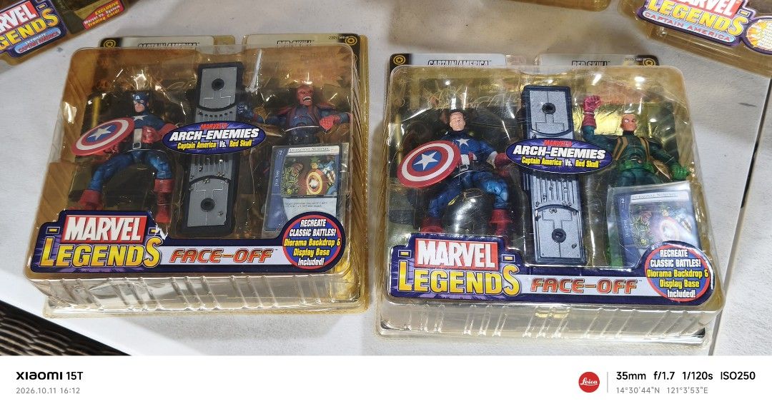 Captain america lot (Category: Figurines & Statues) located in Taguig. Submitted by jason242982 (Listing ID 1467642423, Image 2). Description: Selling as lot. all are mint conditions. Please check actuaL pictures for exact reference. -Face off unamsked capt am. Vs baron strucker 2k -FO CAPT AM.VS. REDSKULL 2.5K -toybiz S1 capt am. Regular comics 1.6k -toybiz S1 capt am. Gold variant comic 2.5k Toybiz Series 8 capt america set of 4: 2pcs. Ultimate