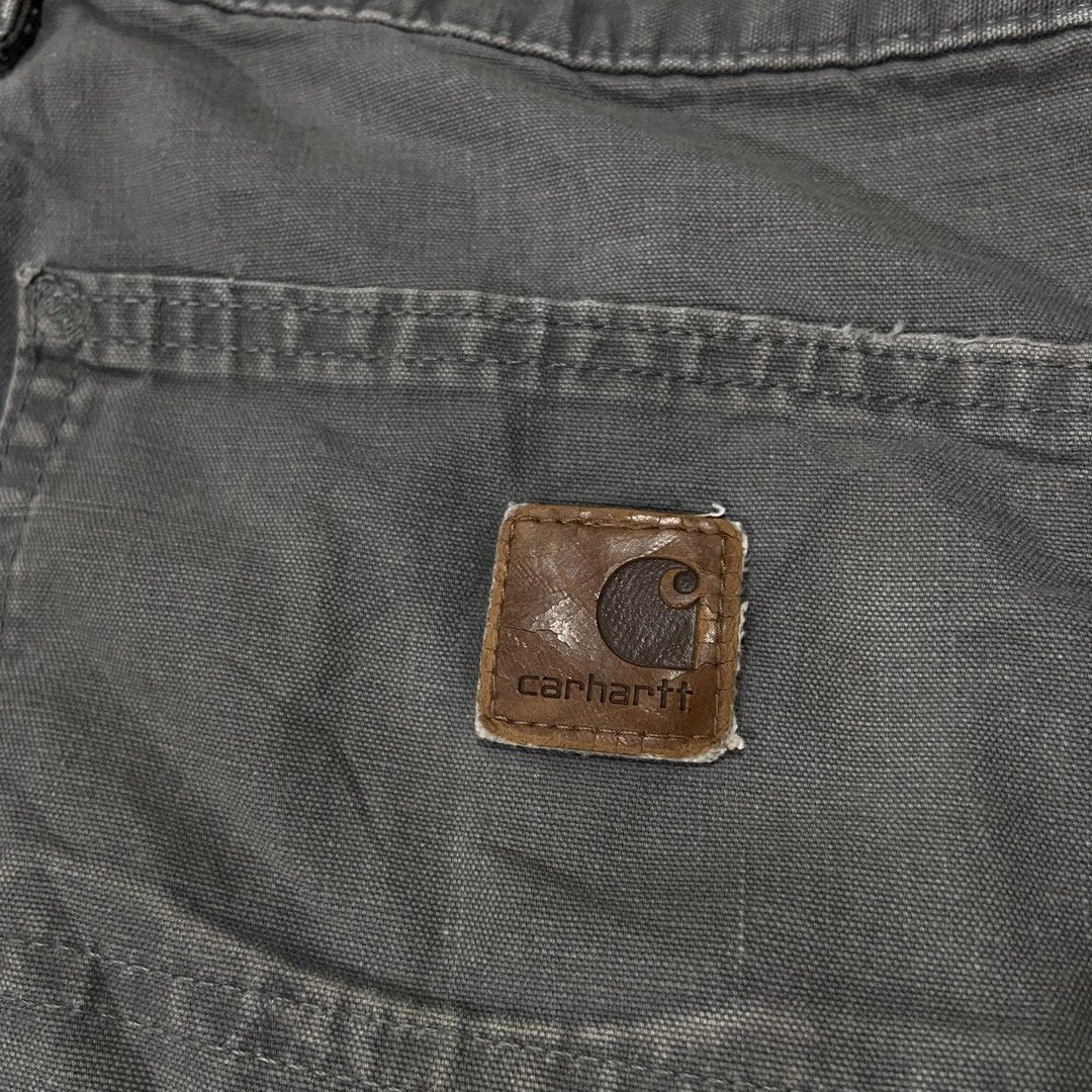 Carhartt Carpenter Pants (Category: Activewear) located in Dasmarinas. Submitted by thrift2gems (Listing ID 1467603796, Image 3). Description: Carhartt Carpenter Pants✨ -WIDTH: 29 -LENGTH: 37 -THIGH: 11.5 -LEG OPENING: 8 -COLOR RATE: 9/10 -CONDITION: 9/10 -ISSUE: CHECK PICS.