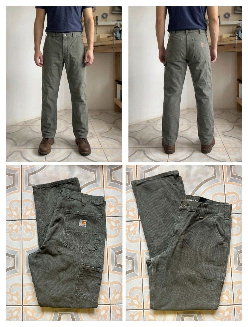 Carhartt Carpenter Pants (34x32) (Category: Jeans) located in Guinobatan. Submitted by lorocathrifts (Listing ID 1467722701, Image 1). Description: Carhartt Carpenter Pants Size: 34 on tag Condition: Good condition bawal sa maselan 🛒 1,500 🚚 sf starts @53 💳 Gcash 📍 Bicol (Albay) 📩 Dm nalang sa interested.