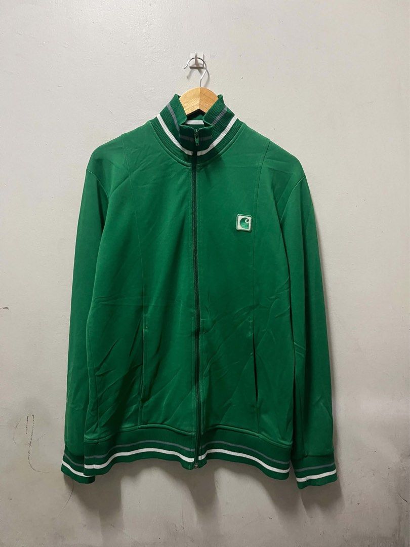 Carhartt Jumper Track Jacket (Category: Coats, Jackets and Outerwear) located in Mandaluyong City. Submitted by thruftss (Listing ID 1467807948, Image 1). Description: Carhartt Jumper Track Jacket DIMES: 21 x 27.5 ISSUE: Small Stains PRICE: 900 PESOS + SHIPPING FEE.