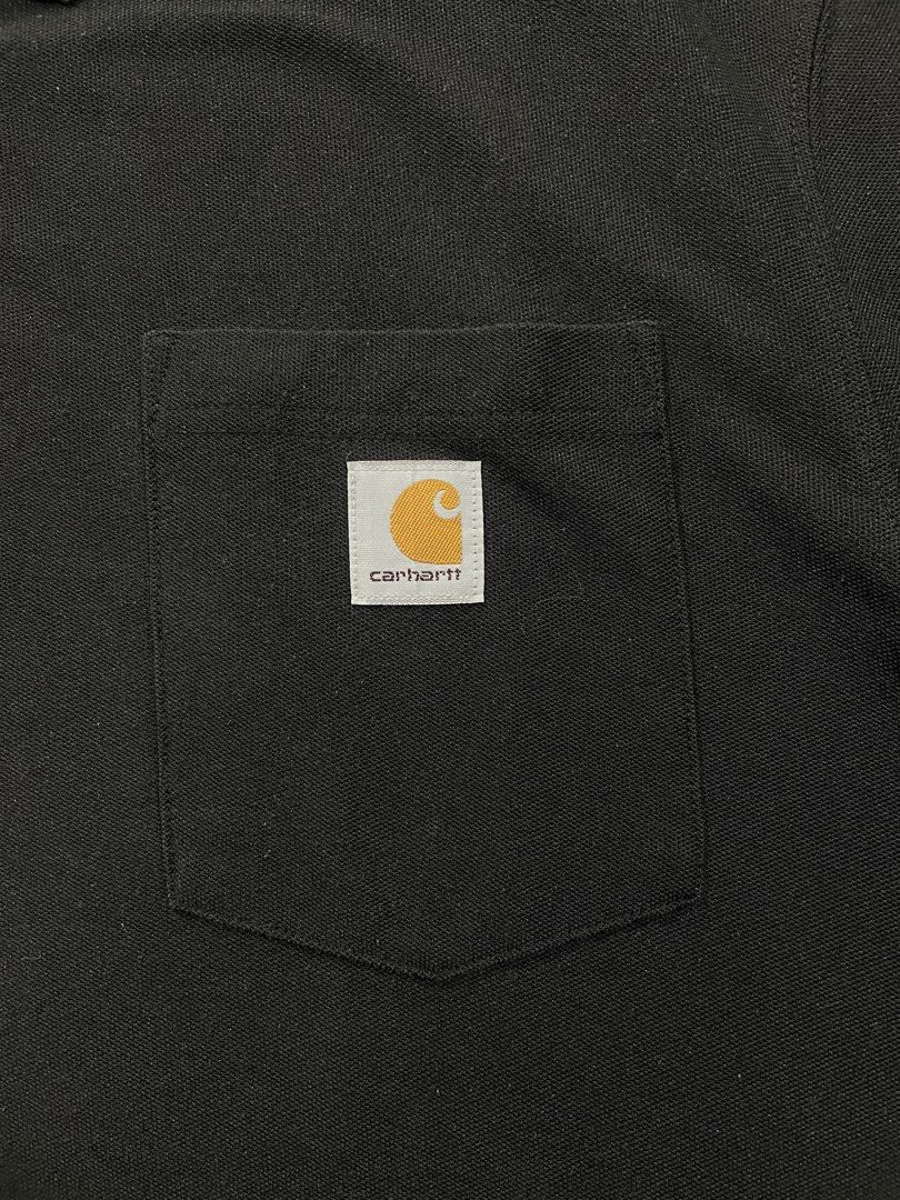 Carhartt Polo Shirt (Category: Tshirts & Polo Shirts ) located in Iligan City. Submitted by lovelysism (Listing ID 1467711792, Image 2). Description: - Brand: Carhartt - Color: Black - Complete tags and washtag No issue Excellent condition 24x30.