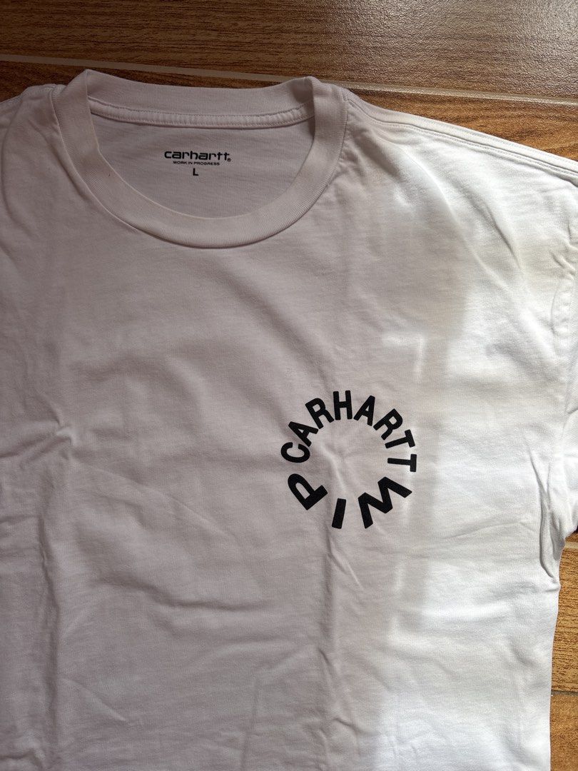 Carhartt WIP T-Shirt (Category: Tshirts & Polo Shirts ) located in Manila. Submitted by _foryou (Listing ID 1467666599, Image 2). Description: Carhartt Work In Progress (WIP) Box Type! In excellent condition!.