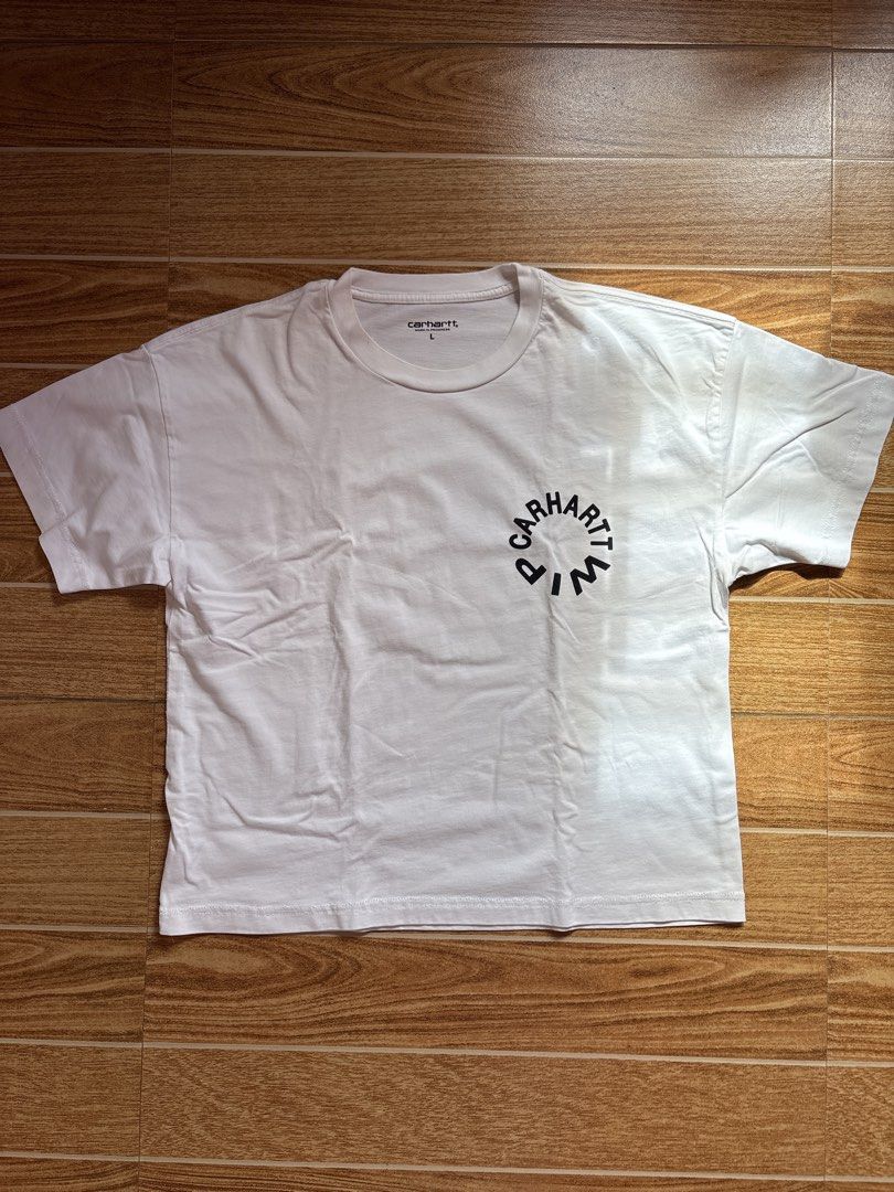 Carhartt WIP T-Shirt (Category: Tshirts & Polo Shirts ) located in Manila. Submitted by _foryou (Listing ID 1467666599, Image 1). Description: Carhartt Work In Progress (WIP) Box Type! In excellent condition!.