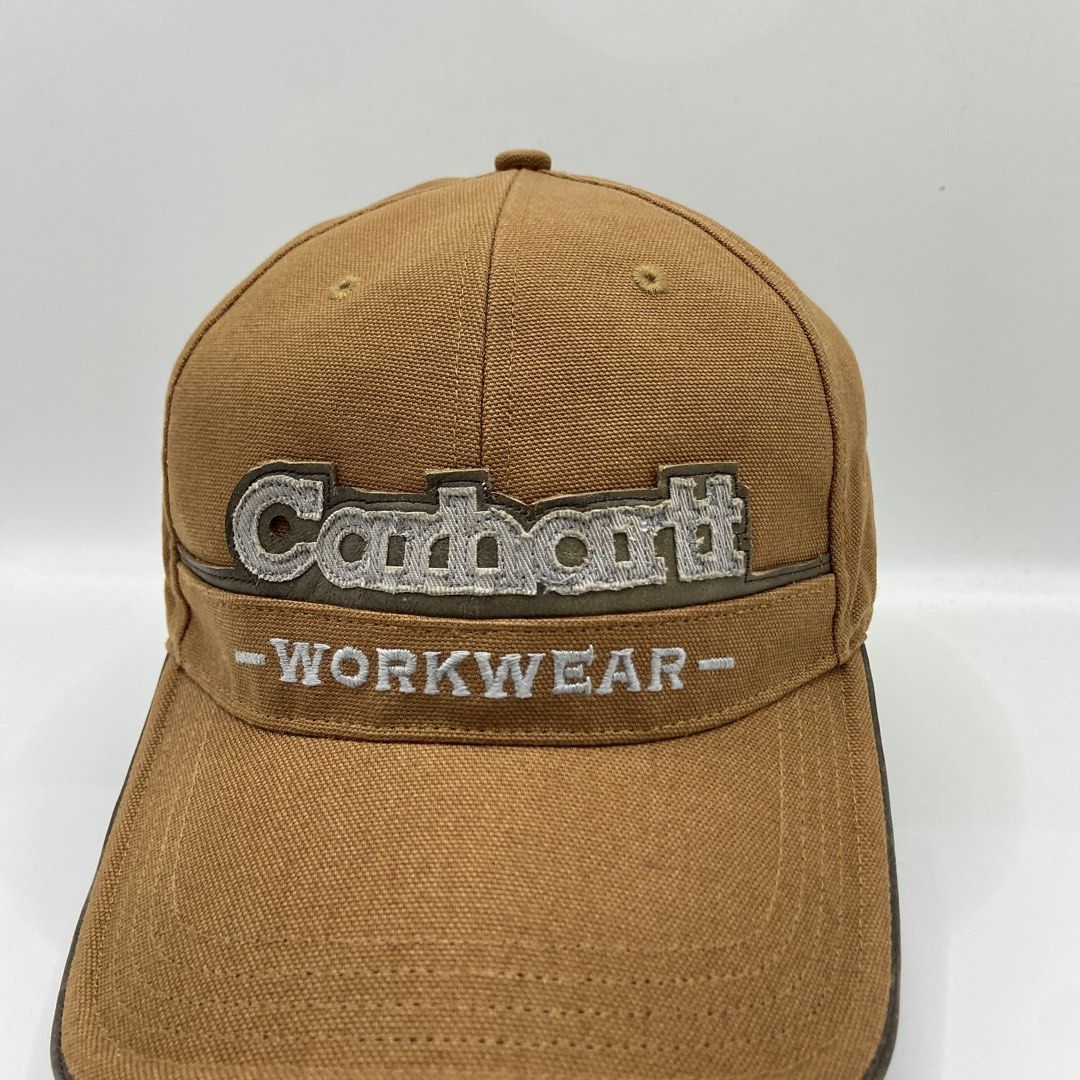 Carhartt Workwear Logo Cap (Category: Caps & Hats) located in Roxas City. Submitted by gudstealz (Listing ID 1467773266, Image 2). Description: Carhartt Workwear Logo Cap - Condition: 9.2/10 Color rate: 9.2/10 Issue: See last pic (Color may vary due to lighting) - Size: OSFA.