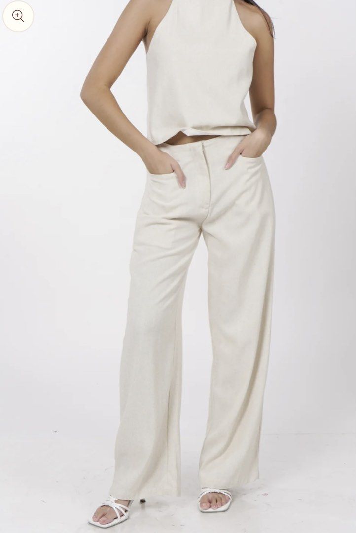 Cariño Maita Set (Category: Sets or Coordinates) located in Makati City. Submitted by lmrzlt (Listing ID 1467624818, Image 3). Description: Rfs: decluttering!!! Original Prices: Top - 1995 Pants - 2350.