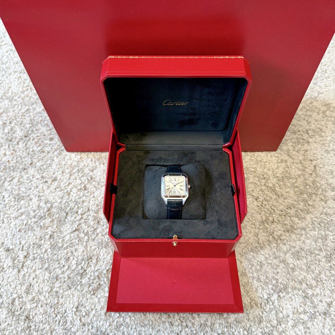 Cartier Santos Dumont Large 2026 (Category: Luxury Watches) located in Paranaque City. Submitted by nego.allday (Listing ID 1467667089, Image 1). Description: Cartier Santos Dumont Large 2026 Brandnew | Complete Ref: WSSA0085 ₱280k (SRP 370k).