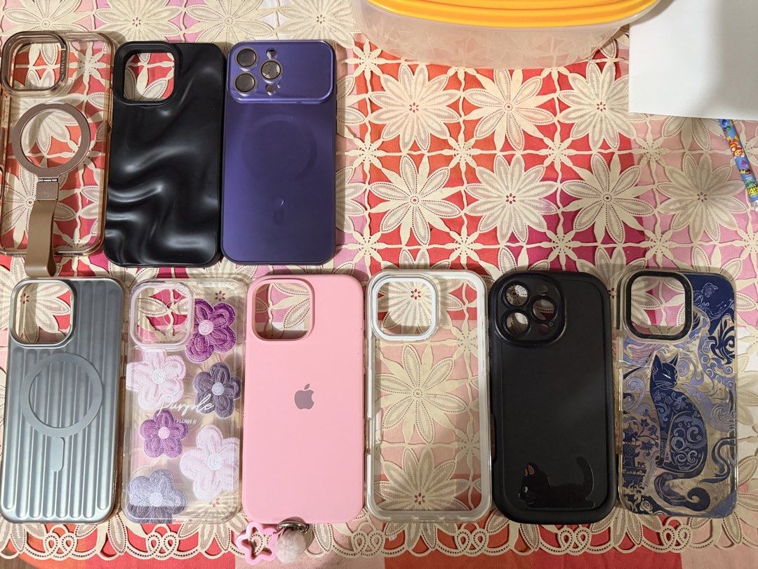 case for iphone 16 PM (Category: Cases & Sleeves) located in Manila. Submitted by lia_alli27 (Listing ID 1467700039, Image 1). Description: take all 600 like new po lahat.