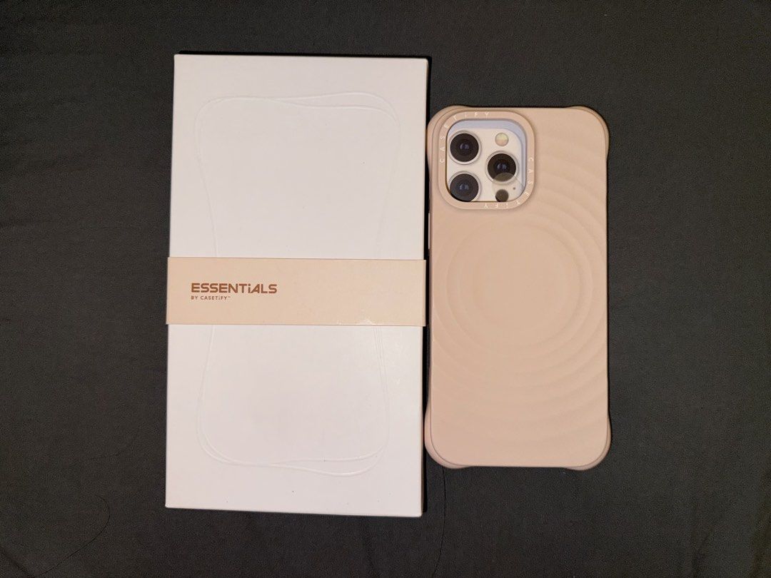 Casetify Ripple Case in Oat for iPhone 16 Pro Max (Category: Cases & Sleeves) located in Manila. Submitted by clalala.fire (Listing ID 1467722788, Image 1). Description: In good condition Original. Bought this directly from casetify website.