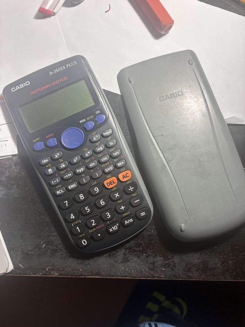 Casio fx350ES PLUS Calculator (Category: Stationery & School Supplies) located in Manila. Submitted by iyadeclutters (Listing ID 1467743212, Image 1). Description: NO ISSUES WORKING 100%.