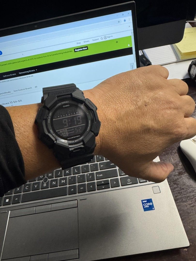 Casio G-Shock GD-350 Black Digital Watch (Category: Men's Watches) located in Manila. Submitted by javinut_9999 (Listing ID 1467737497, Image 3). Description: - Model: Casio G-Shock GD-350 (Classic Black) - Condition: Works great, highly reliable - Durability: Tough resin construction with 200M water resistance - Battery: 10-year long-lasting battery life - Display: Large, clear LCD with full auto LED backlight - Special Feature: Heavy-duty tacti