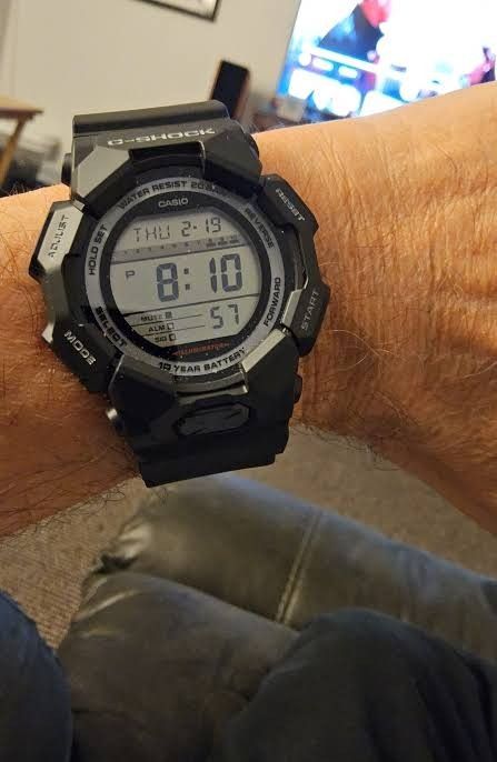 Casio G-Shock GD-350 Black Digital Watch (Category: Men's Watches) located in Manila. Submitted by javinut_9999 (Listing ID 1467737497, Image 2). Description: - Model: Casio G-Shock GD-350 (Classic Black) - Condition: Works great, highly reliable - Durability: Tough resin construction with 200M water resistance - Battery: 10-year long-lasting battery life - Display: Large, clear LCD with full auto LED backlight - Special Feature: Heavy-duty tacti