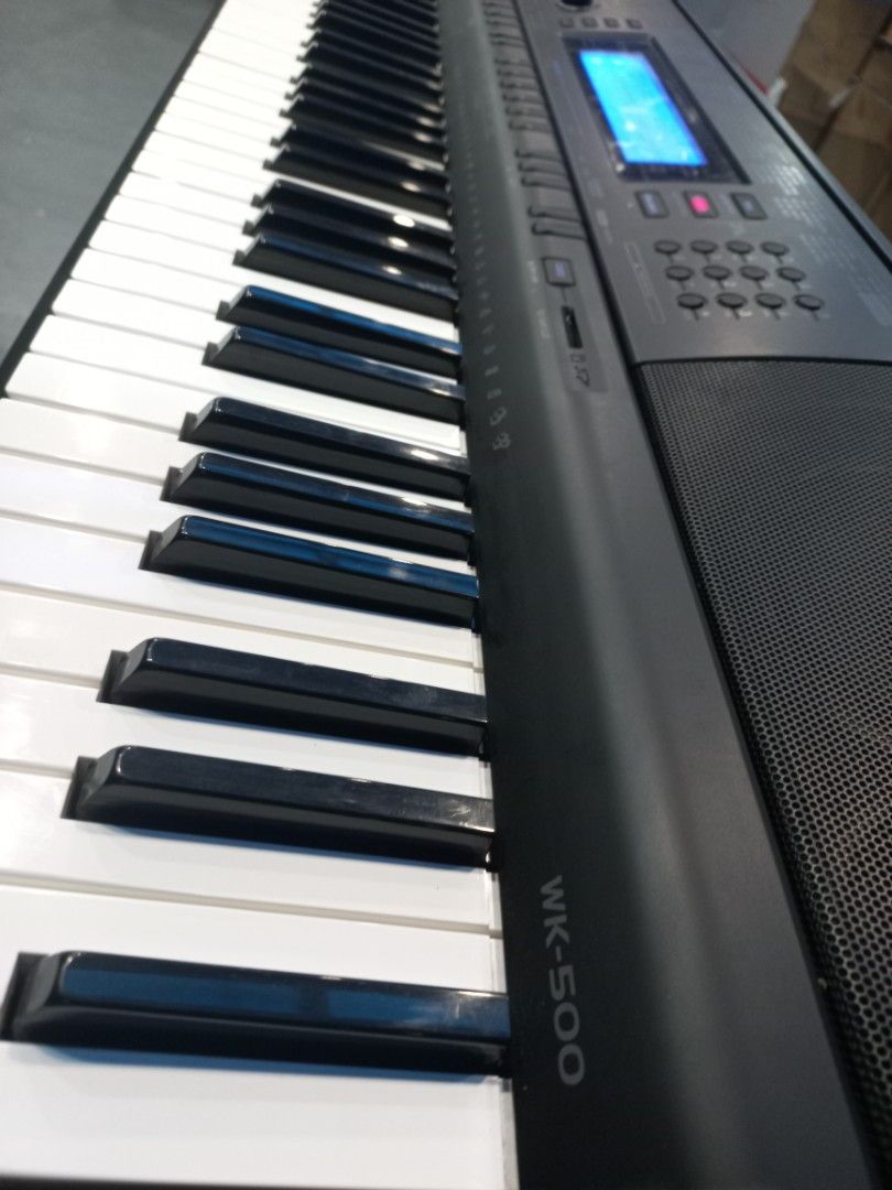 Casio WK-500 Touch Response 76-Key Portable Digital Piano (Category: Musical Instruments) located in Manila. Submitted by arisdavid24 (Listing ID 1467720461, Image 2). Description: Almost New In good working condition Direct 220 Volts Power Adaptor Imported from Japan We can deliver within metro manila for COD, ( delivery fee buyer's expense ) We can ship nationwide ( shipping fee buyer's expense ) Call or txt for faster transaction 09914075827.
