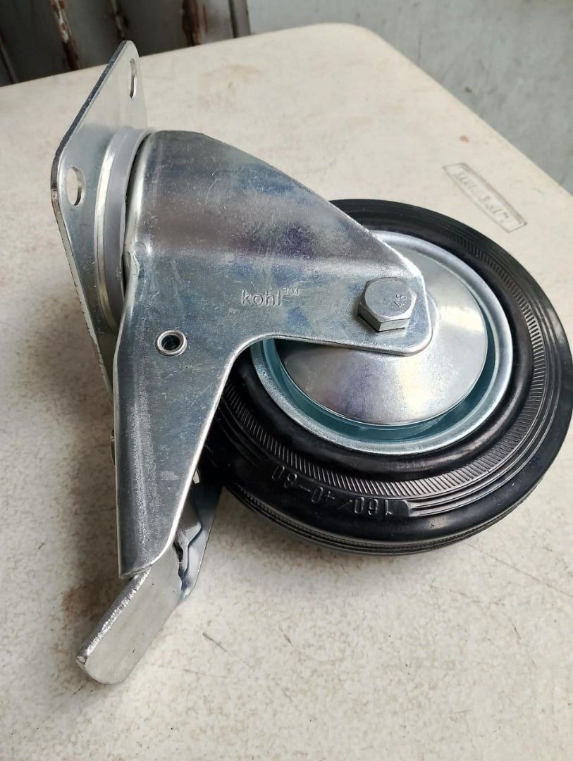 Caster Wheel Specs: black 6" (Category: Everything Else Others) located in Manila. Submitted by joeyroque09 (Listing ID 1467611799, Image 1). Description: Caster Wheel Specs: black 6".