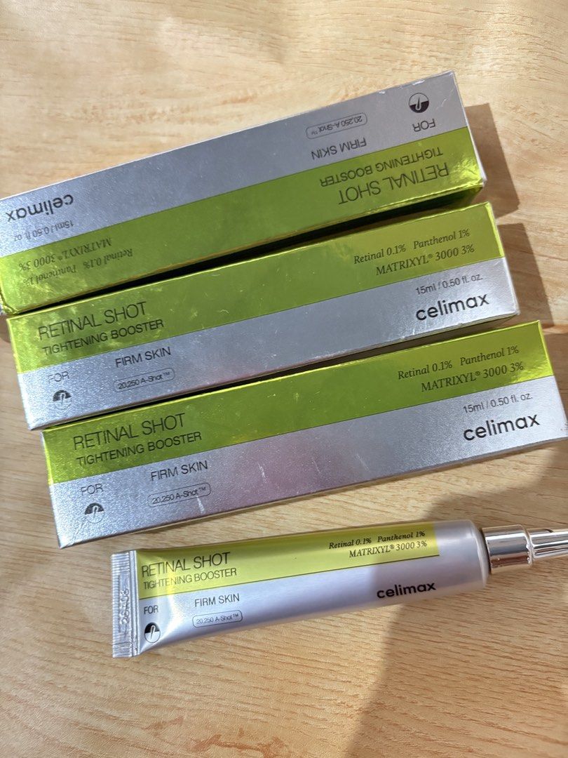 celimax retinal (Category: Body Care) located in Quezon City. Submitted by myshop.galore (Listing ID 1467670527, Image 1). Description: 900 each 2300 take 3pcs.
