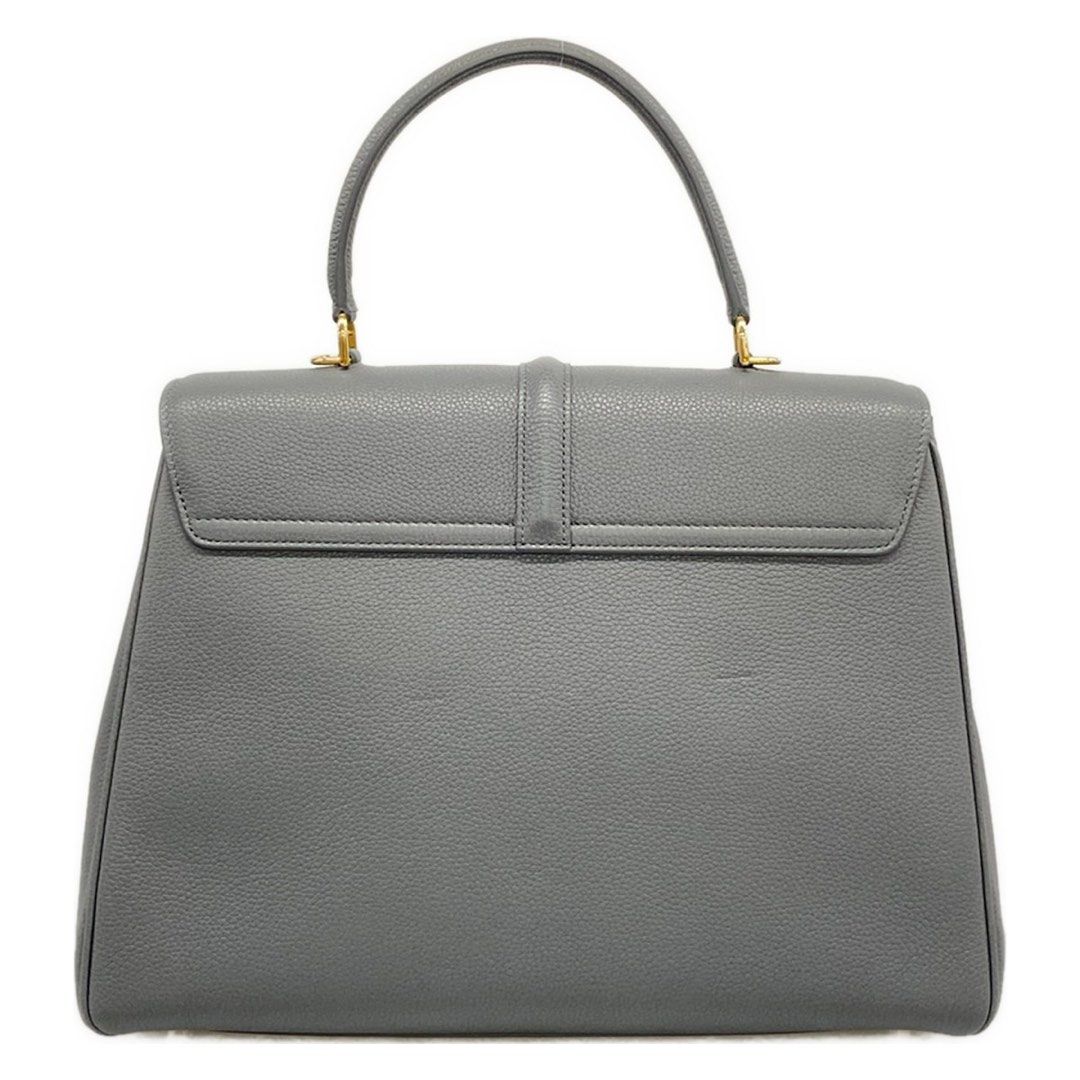 Celine Excellent condition handbag, size 16 (seize), medium size, gray. (Category: Wallets & Card holders) located in Las Pinas. Submitted by daisuki_japan_luxury_by_reiko (Listing ID 1467612086, Image 3). Description: Condition Notes [Exterior] - Overall ⇒ Scratches (including indentations) / Stains / Loss of shape - Handles ⇒ Corner scuffs / Stains - Bottom ⇒ Corner scuffs [Interior] - Overall ⇒ Scratches / Stains brand CELINE Genre handbag Pro