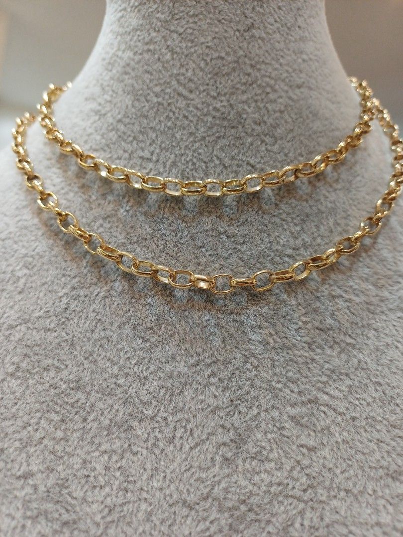 Chain h.rolo (Category: Necklaces) located in Makati City. Submitted by divinejewels.ph (Listing ID 1467683809, Image 1). Description: XBJT-13697 CHAIN H.ROLO 14KYG 5.80 GRAMS SIZE 27".