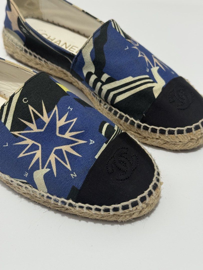 Chanel Espadrilles (Category: Flats & Sandals) located in Quezon City. Submitted by byuklph (Listing ID 1467800233, Image 2). Description: Auth💯size37/24cm Excellent condition no inclusion .