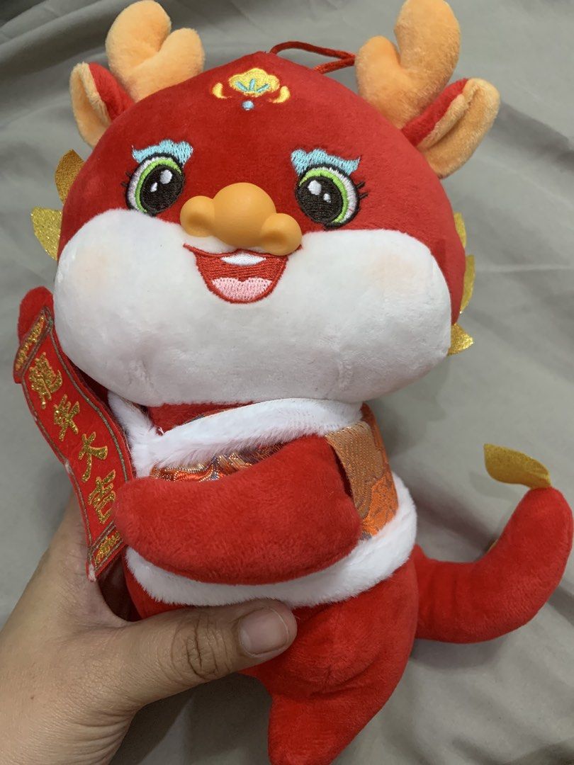 Chinese dragon stuffed toy (Category: Plushies & Soft Toys) located in Caloocan City. Submitted by appleblossoms07 (Listing ID 1467760774, Image 1). Description: Apps st pouch 4.