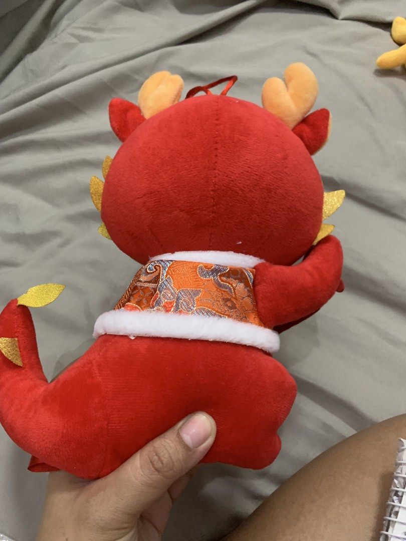 Chinese dragon stuffed toy (Category: Plushies & Soft Toys) located in Caloocan City. Submitted by appleblossoms07 (Listing ID 1467760774, Image 2). Description: Apps st pouch 4.