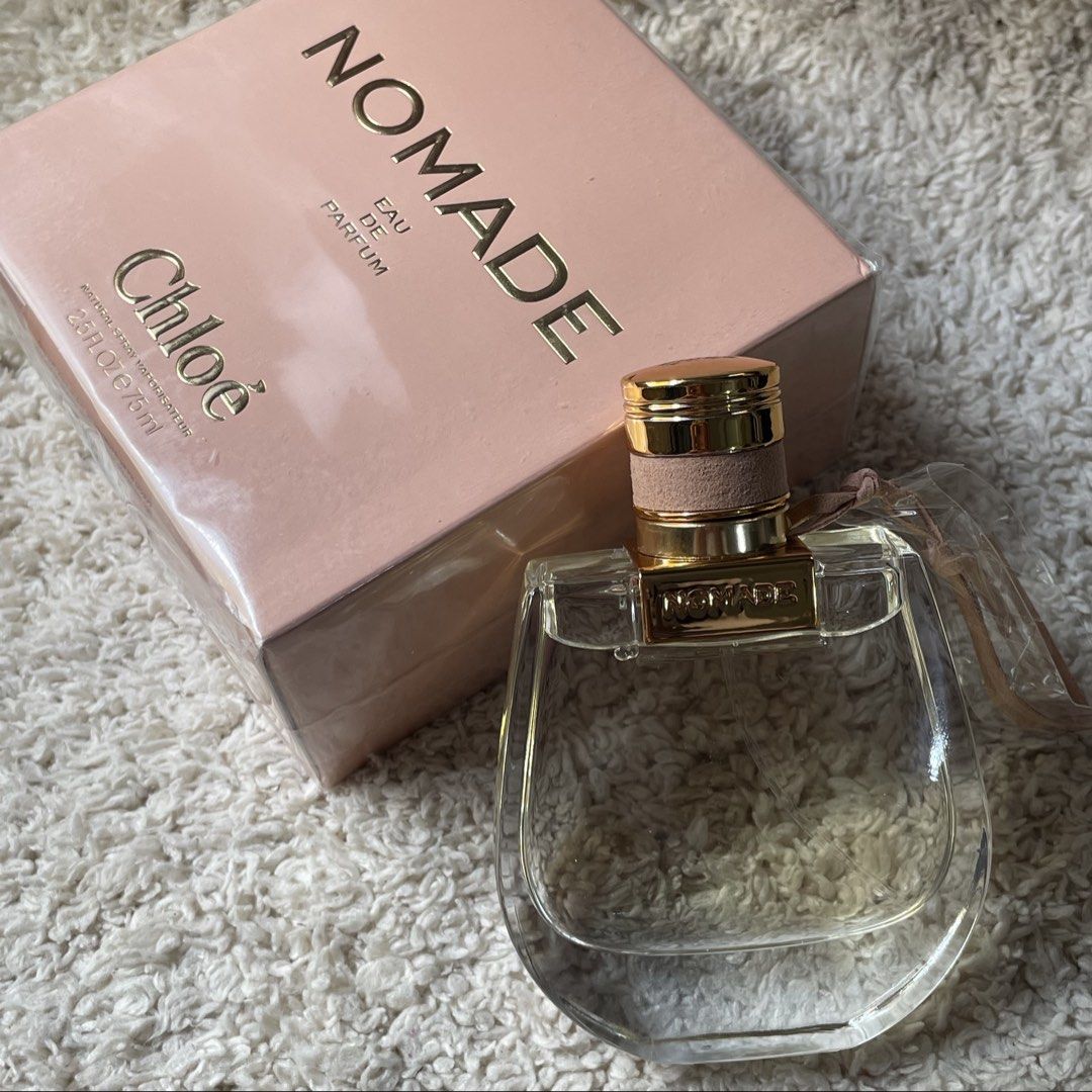 Chloe Nomade Eau de Parfum (Category: Fragrance & Deodorants) located in Subic. Submitted by javsprelovedstuffs (Listing ID 1467641451, Image 1). Description: Bnew with box Actual Photo posted 100ML Premium Perfumes engineered to match 90%–95% of the o_ri_gi_nal scent Long lasting/ up to 8hrs depending on body chemistry #perfumeph #dubaiperfumes #nicheperfume #jomalone #luxuryperfumes.