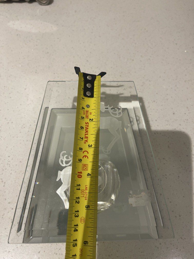 Christmas votive candle holder (Category: Other Home Decor) located in Manila. Submitted by lunafloppy (Listing ID 1467666294, Image 3). Description: Vintage mirrored glass Christmas votive candle holder.