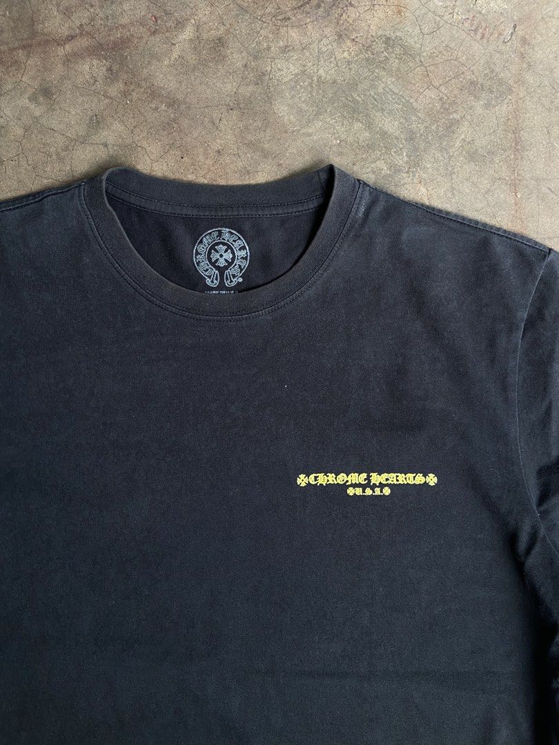 Chrome Hearts Yellow Scrip (Category: Formal Shirts) located in General Santos City (Dadiangas). Submitted by streetwear.thrift.hunter (Listing ID 1467788222, Image 3). Description: .