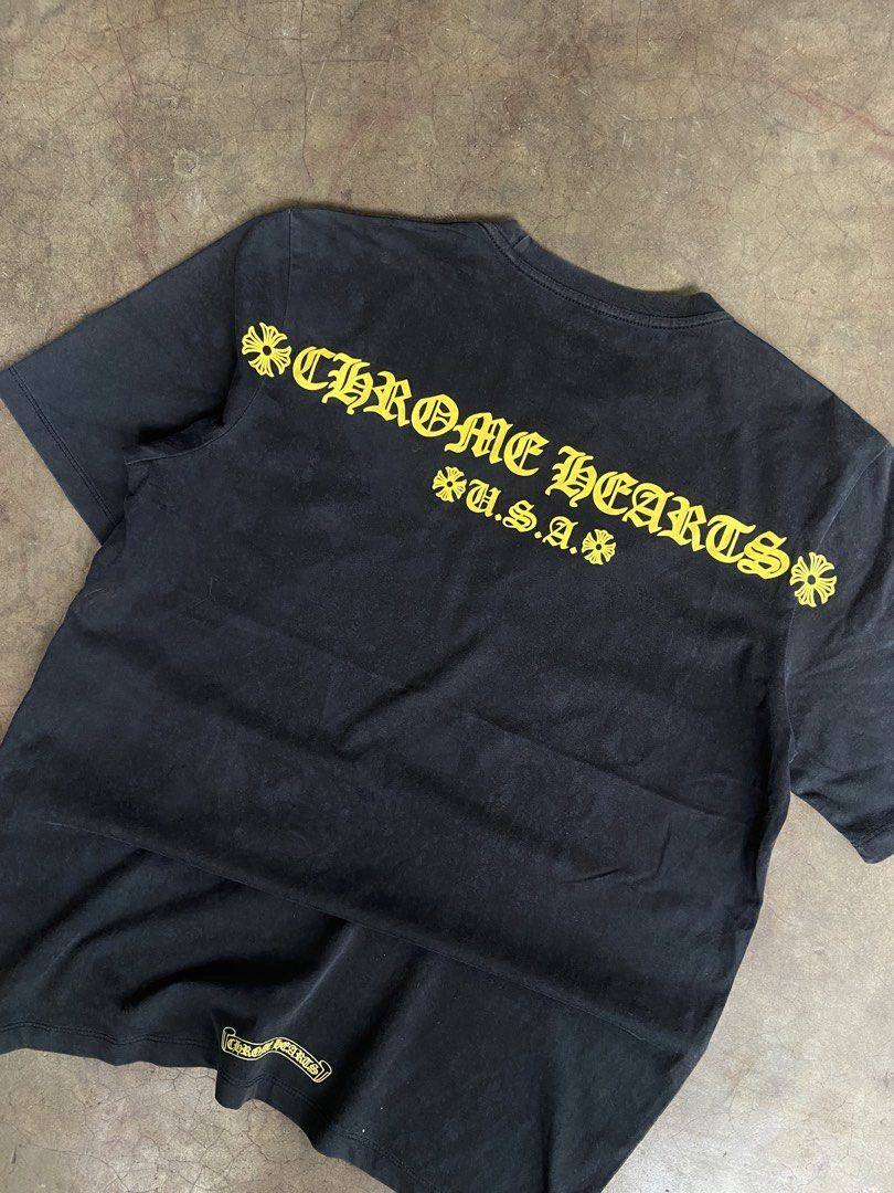Chrome Hearts Yellow Scrip (Category: Formal Shirts) located in General Santos City (Dadiangas). Submitted by streetwear.thrift.hunter (Listing ID 1467788222, Image 1). Description: .