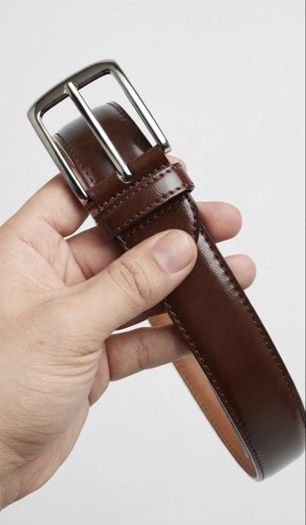 Classic Brown Leather Belt with Silver Buckle (Category: Belts) located in Baguio. Submitted by mgsnchz151 (Listing ID 1467807236, Image 3). Description: FOR SALE: Brown Belt from Japan 🇯🇵 📌 Unused, only stocked since boxed. 📌 Good Condition. 💰 ₱400 only 📍 Baguio | Meetup/Pickup available 📩 DM for photos, details & availability!.