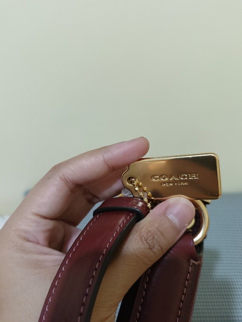 Coach Mae File Leather Crossbody Bag (Category: Luxury Bags & Wallets) located in San Fernando. Submitted by tita_finds (Listing ID 1467623761, Image 3). Description: -Authentic Coach Mae File Crossbody Bag -Gifted to me by my Lola from Canada -Still in pristine, like-new condition -No Flaw -RFS: Not my type of bag, medyo heavy sya for me.