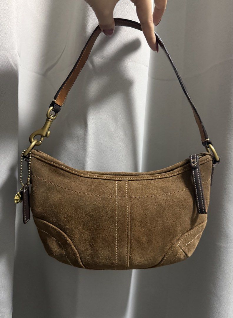 Coach Mini Soho Hobo Suede (Category: Shoulder Bags) located in Baguio. Submitted by _herarchives (Listing ID 1467737145, Image 1). Description: 📌 Prices are FINAL. Lowball offers and haggling will not be entertained..