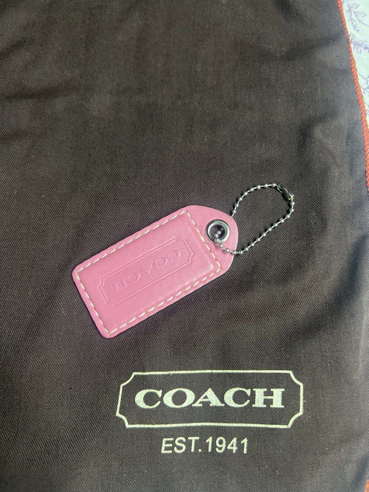 Coach Pink Hangtag (Category: Luxury Accessories) located in Makati City. Submitted by heyitscesss (Listing ID 1467749848, Image 1). Description: .
