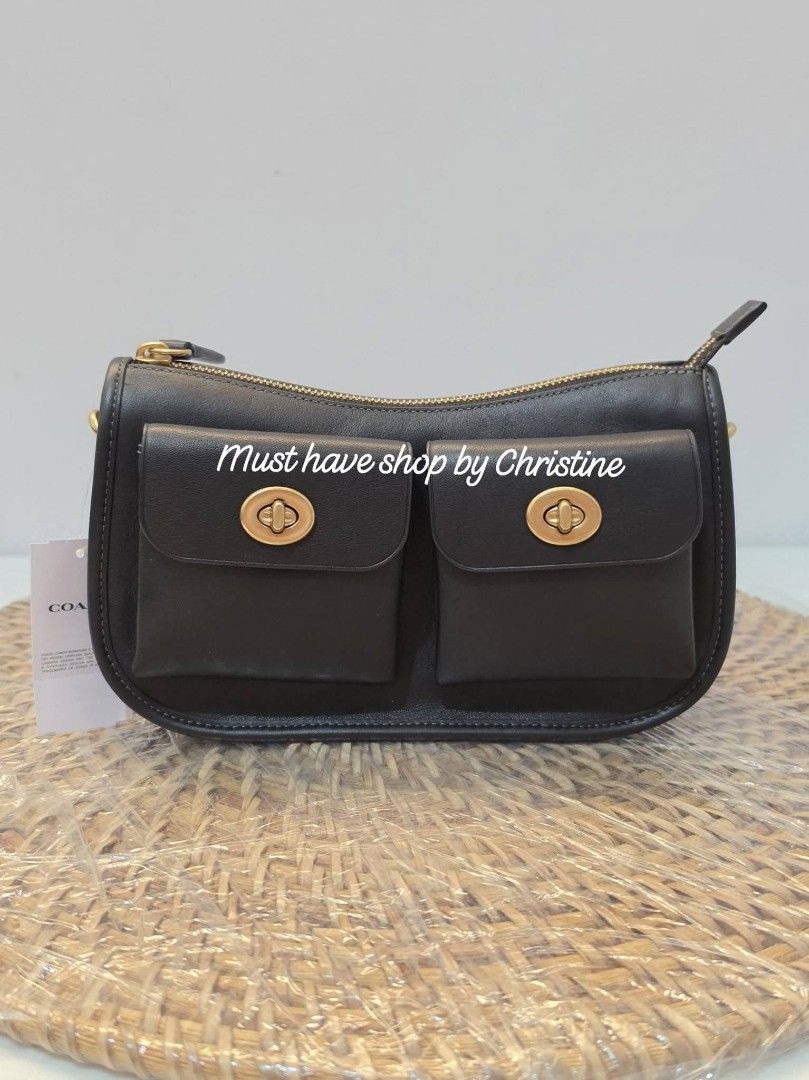 Coach twin turnlock waverly in black (Category: Shoulder Bags) located in Bauang. Submitted by chictine (Listing ID 1467772243, Image 1). Description: Coach twin turnlock waverly in black Brandnew and sealed 💯 Guaranteed original or moneyback if proven fake Source from US 🚚Courier: Jnt/Lbc 📍Location: Bauang, La Union Open for meet-up around la union.