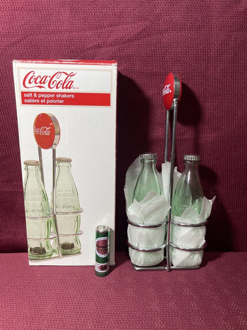 Coca-Cola Salt and Pepper Shakers (Category: Food Organization & Storage) located in Manila. Submitted by dstrangerthings (Listing ID 1467745425, Image 1). Description: .