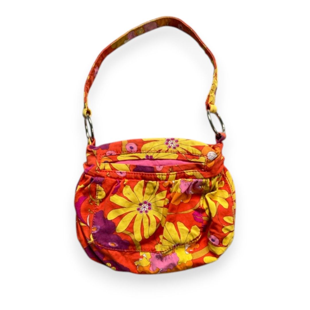 Colorful Pattern Fabric Handbag (Category: Shoulder Bags) located in Rizal. Submitted by sheeraay (Listing ID 1467661268, Image 2). Description: - Brand: Old Navy - Design: Multicolored abstract pattern with bright pink lining - Closure: Secure zipper - Material: Lightweight fabric construction.