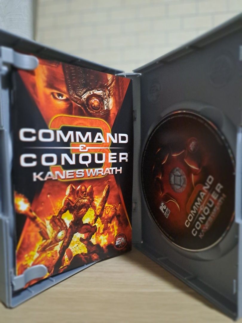 Command & Conquer 3 Kane's Wrath PC Game Expansion Pack (Category: PlayStation) located in Las Pinas. Submitted by cobieshop (Listing ID 1467774421, Image 1). Description: - Game: Command and Conquer 3 Kane's Wrath (Expansion Pack) - Platform: PC (DVD-ROM) - Inclusions: Original case, game disc, and manual - Condition: Tested and working perfectly - Perfect for RTS fans and collectors.